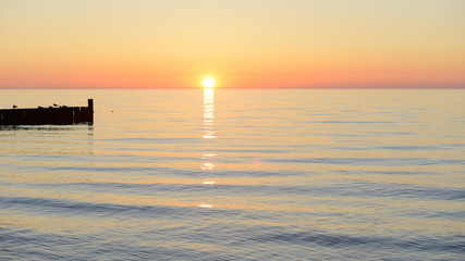 Sunset in the Ustronie Morskie. © RegnumInvictum