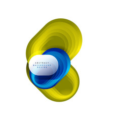 Vector abstract geometric bubble banner created with round shapes. Trendy simple button. Illustration For Wallpaper, Banner, Background, Card, Book Illustration, landing page