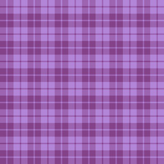 Seamless pattern in evening purple colors for plaid, fabric, textile, clothes, tablecloth and other things. Vector image.