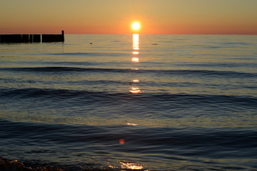 Sunset in the Ustronie Morskie. © RegnumInvictum