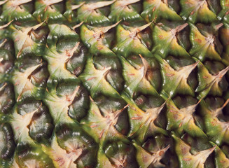 Abstract nature background texture of pineapple skin.