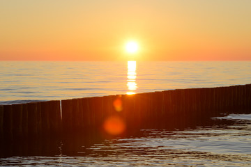 Sunset in the Ustronie Morskie. © RegnumInvictum