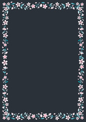 桜の花のフレーム