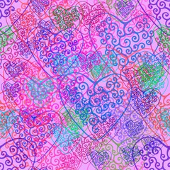 seamless pattern with flowers