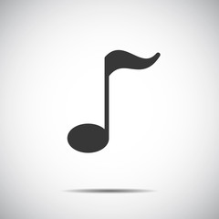 Obraz premium Music Note Icon Vector .