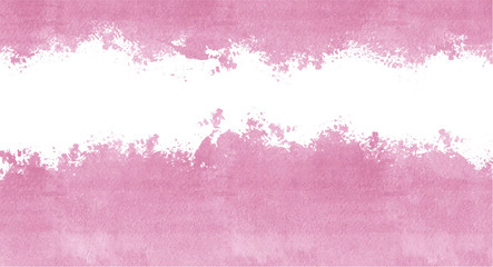 Pink watercolor background for your design, watercolor background concept, vector.