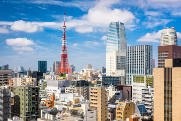 Tokyo, Japan Cityscape from Toranomon District