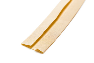 Zipper isolated on white background