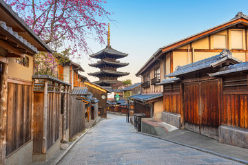 Kyoto, Japan Old Town in Spring