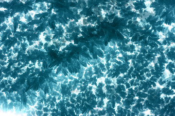 frozen water crystals and snowflakes texture macro
