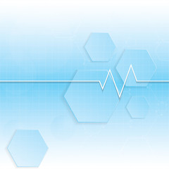 Abstract medical background.