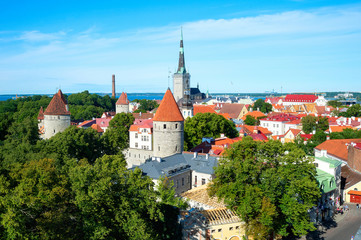 Obraz premium Talinn old town, Estonia