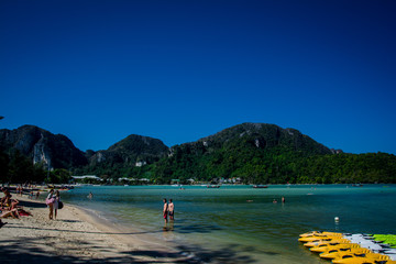 phi phi island viewpoint landscape thailand