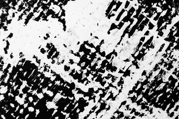 White paint burlap patterns on a black background