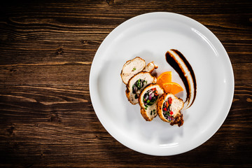 Stuffed chicken breast