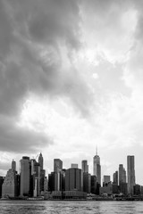New York, Sky on Manhattan point