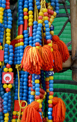 colorful beads and necklaces for sale in Turkey