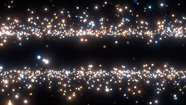 light particles flickering animation background