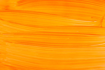Yellow orange brush stroke background. Colorful watercolor brush stroke pattern.
