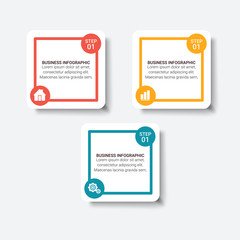 Fototapeta premium infographics design vector and marketing icons workflow layout, diagram, annual report, web design. Business concept with 6 options, steps or processes.