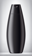 Plastic Bottle on background. Matt surface version. 