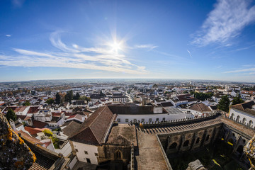 image of the place from the top of the emblematic temple
