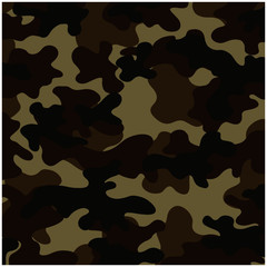 Camouflage texture pattern. Abstract modern military camo ornament for army and hunting fabric print. Military uniform. The form of the navy.Masking ornament. Vector background. 