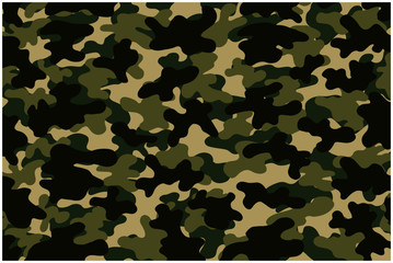 Camouflage texture pattern. Abstract modern military camo ornament for army and hunting fabric print. Military uniform. The form of the navy.Masking ornament. Vector background. 