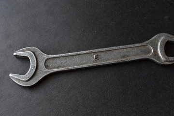 Various iron car keys and tools