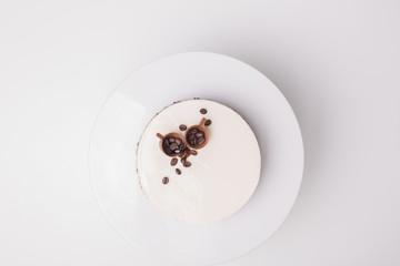 close up of conceptual sweets, on a white table