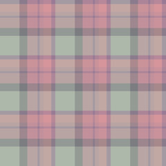 Seamless pattern in discreet morning pink and grey colors for plaid, fabric, textile, clothes, tablecloth and other things. Vector image.