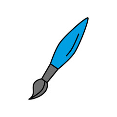 Obraz premium Paintbrush icon vector sign symbol on trendy design
