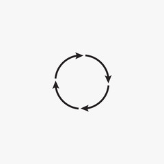 circular arrows. Arrows business infographic vector