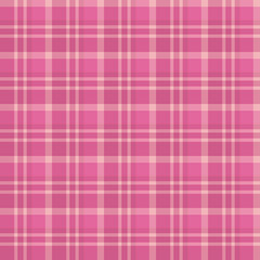 Seamless pattern in gentle berry pink colors for plaid, fabric, textile, clothes, tablecloth and other things. Vector image.