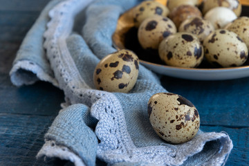 Quail eggs, healthy protein food ingredient