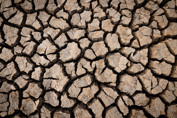 Natural drought, brown, brown or drought soil with grounding