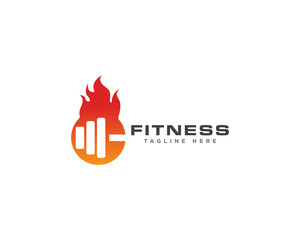 Fitness and Gym Logo Design Vector