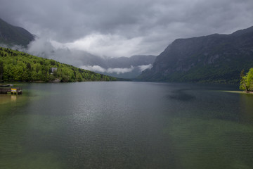 Beautiful landscape. Bohinj lake, Slovenia