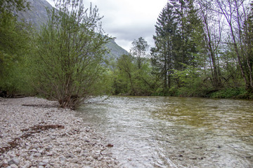 Beautiful landscape. Bohinj lake, Slovenia