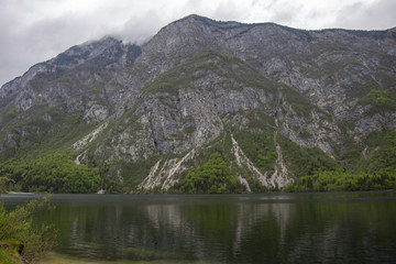 Fototapeta premium Beautiful landscape. Bohinj lake, Slovenia