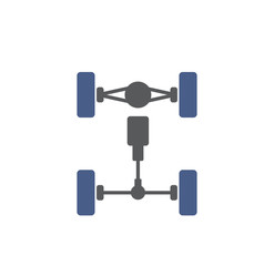 Car part icon on background for graphic and web design. Creative illustration concept symbol for web or mobile app