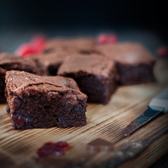 Chocolate Raspberry Brownie