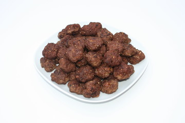 Hackbällchen,Frikadellen, Bouletten, Fleischbällchen
