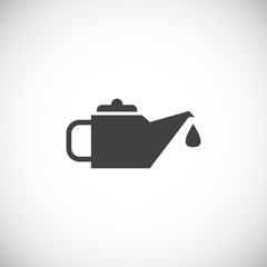 Car part icon on background for graphic and web design. Creative illustration concept symbol for web or mobile app