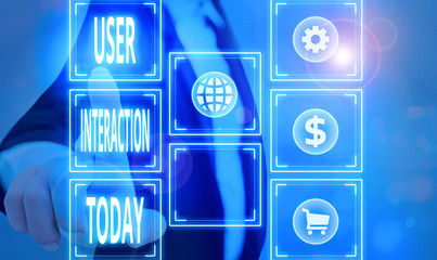 Handwriting text User Interaction. Conceptual photo the conduit between huanalysis and computer interaction