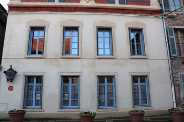 Obraz premium Maison de Saint Vincent de Paul dans le village de Chatillon sur Chalaronne - Département de l'Ain - Région Rhône Alpes - France