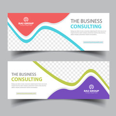 business web banner template design