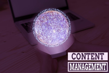 Handwriting text writing Content Management. Conceptual photo programs used to create and...