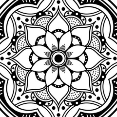 Decorative ethnic ornament isolated on white. Good decoration for the holidays. Perfect for printing, greeting card.