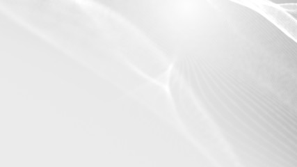 Obraz premium Dot white gray wave light technology texture background. Abstract big data digital concept. 3d rendering.
